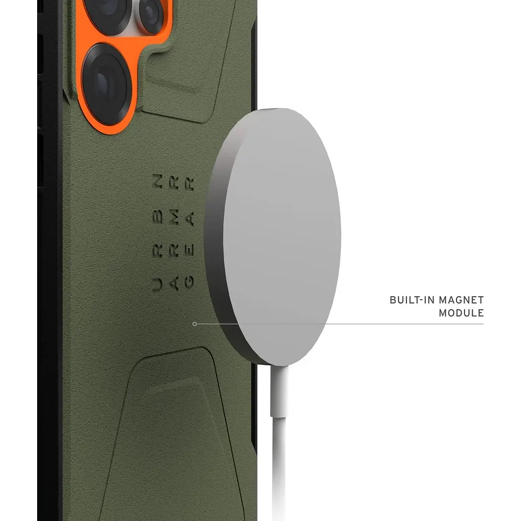 Чохол протиударний UAG Civilian MagSafe для Samsung Galaxy S25 Ultra (S938) Olive 214473117297 - фото 2