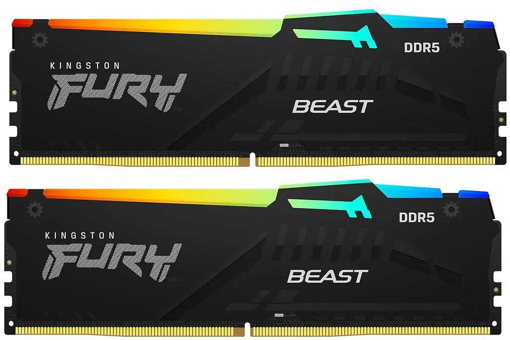 Модуль пам'яті Kingston Fury DDR5 64GB (2x32) 5600MHz Beast RGB (KF556C36BBEAK2-64) - фото 3