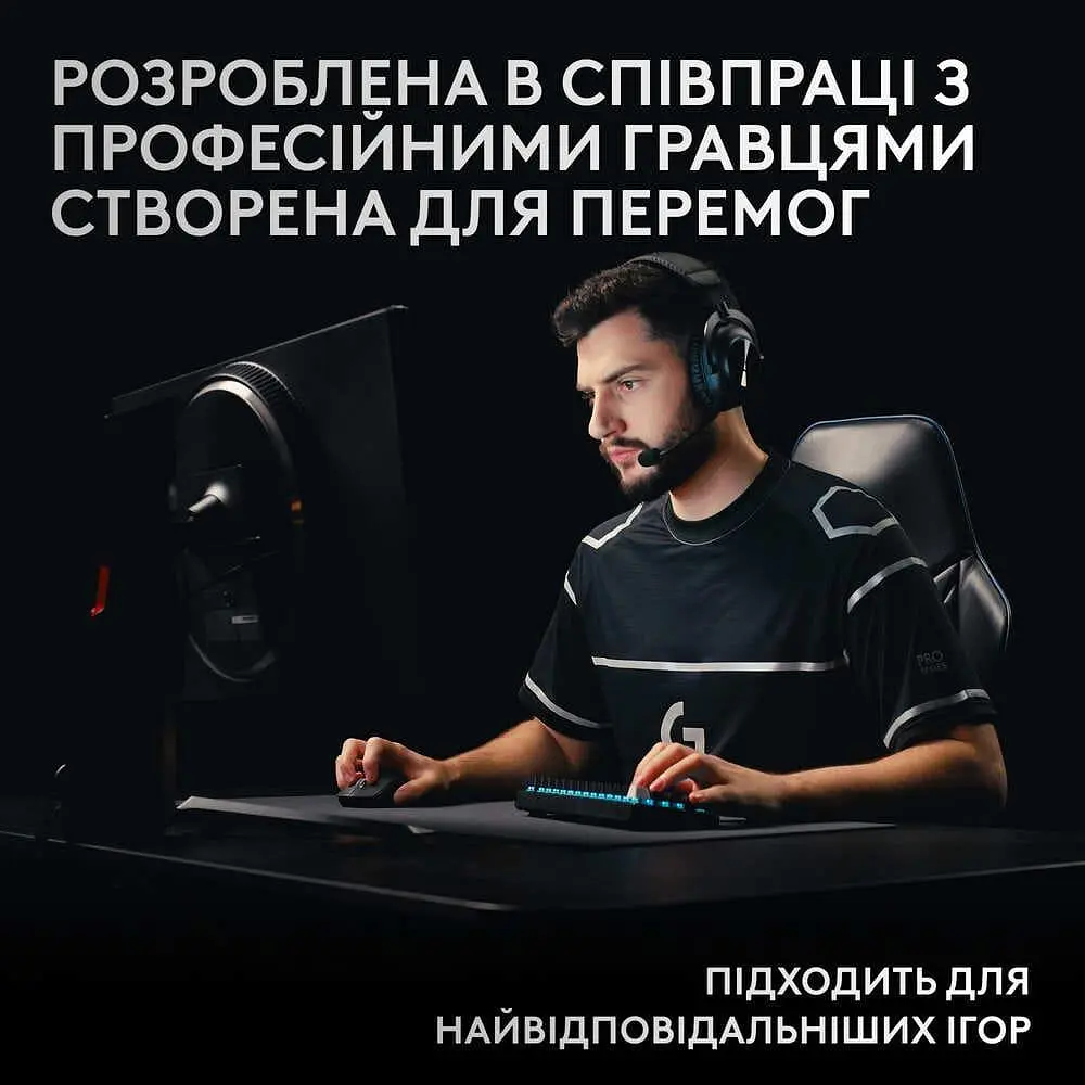 Клавиатура Logitech G PRO X 60 TKL GX Optical Tactile Wireless Black (920-011911) - фото 9
