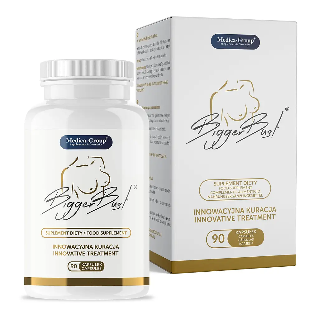 Дієтична добавка для збільшення грудей Medica-Group Bigger Bust 90 капсул - фото 2