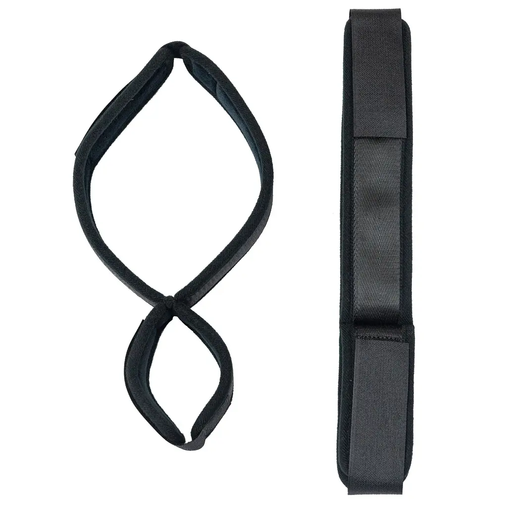 Фіксатори для руки та стегна Punishment – Thigh to Wrist Restraints – Black - фото 2