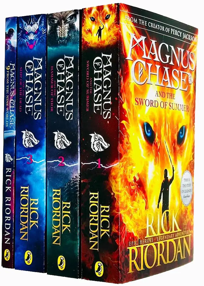 Magnus Chase and the Gods of Asgard Complete Collection (4 Books Slipcase) - Рік Ріордан - фото 2