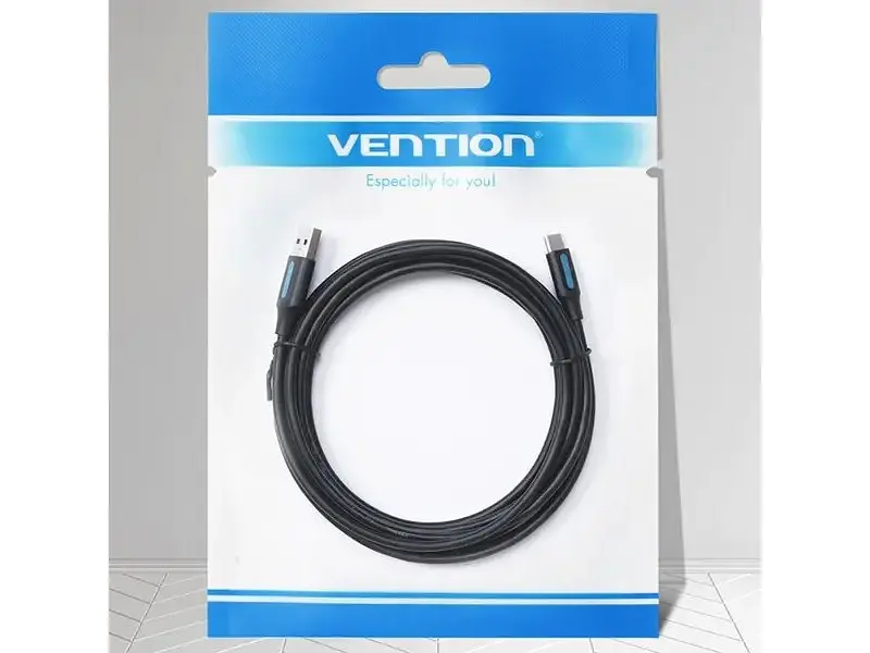Кабель Vention USB to USB Type-C 1.5m Black (COKBG) - фото 4