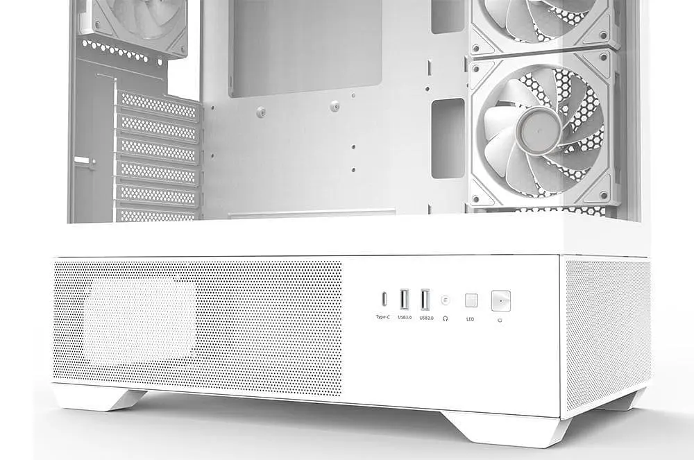 Корпус Zalman Chronix V2 Tempered Glass без БЖ White (CHRONIXV2WHITE) - фото 5