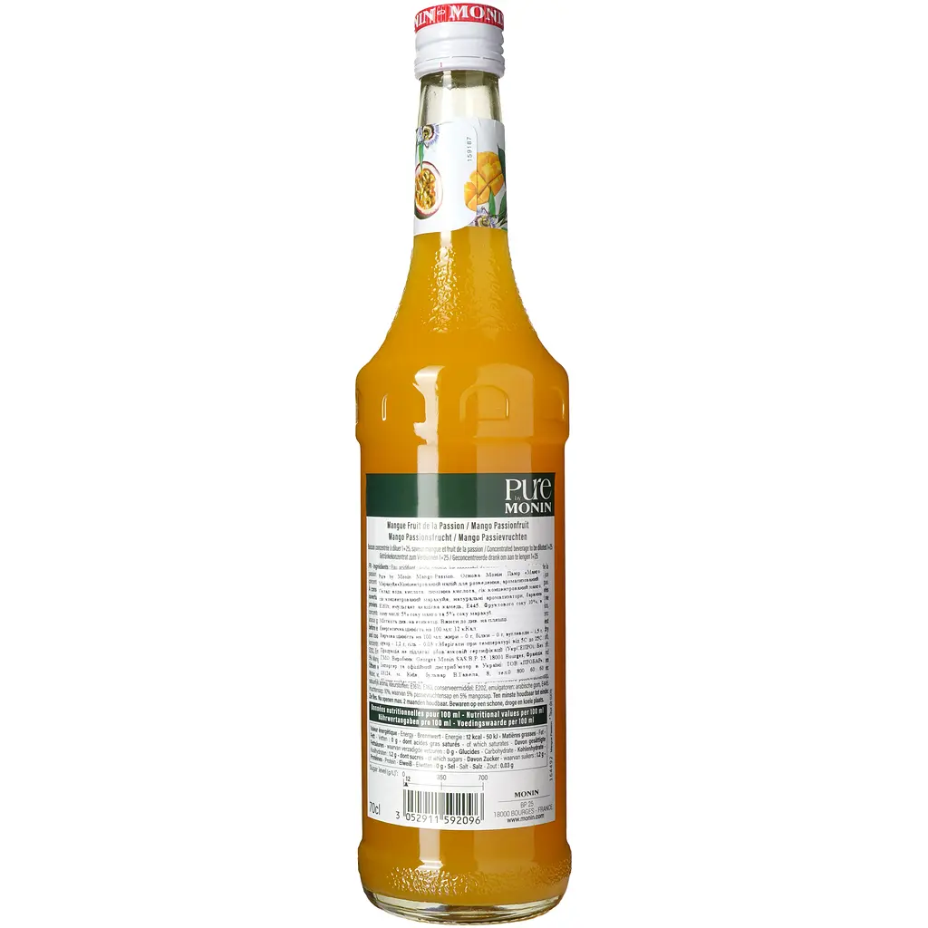 Основа для напоїв Monin Pure Манго-маракуя 700 мл                     - фото 4