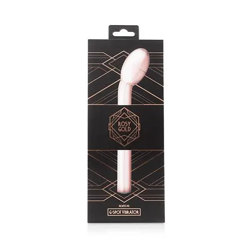Вібратор EasyToys Rosy Gold Nouveau G-spot 22 см золотистий - фото 7