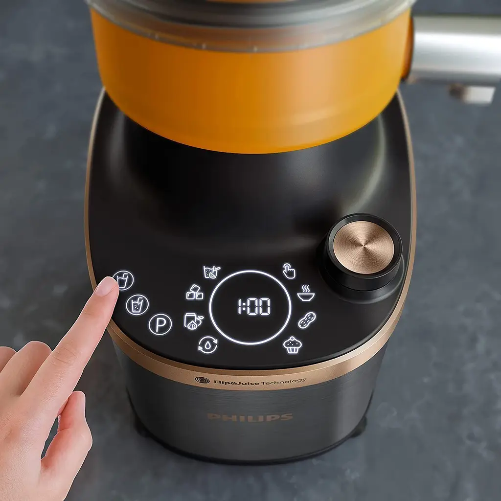 Блендер Philips Flip&Juice стаціонарний 1500 Вт мідно-чорний (HR3770/00) - фото 10