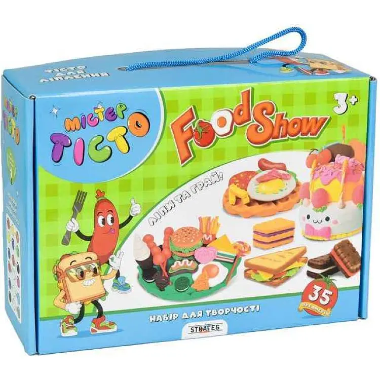 Набір для творчості STRATEG Містер тісто Food Show українською мовою 41018