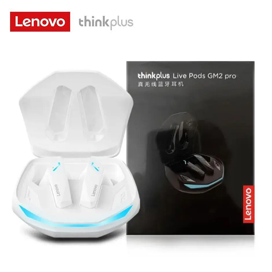 Навушники Lenovo GM2 Pro White | Bluetooth 5.3 | до 5 годин на одному заряді