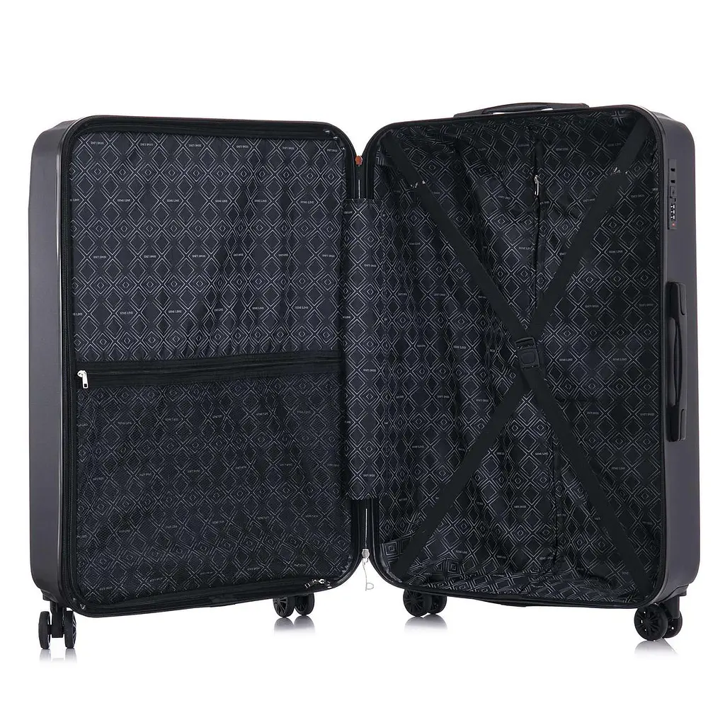 Валіза Semi Line 24" M Black (T5854-2) - фото 6