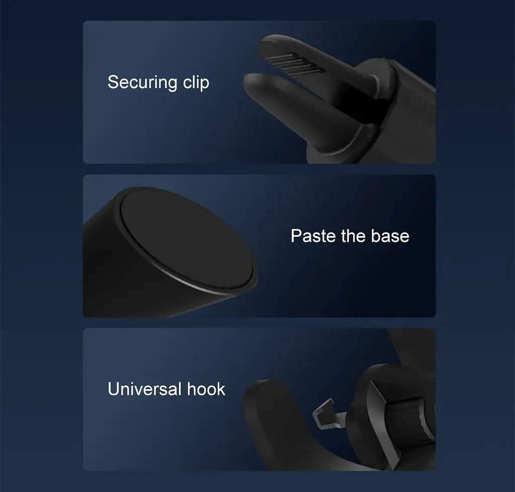 Автотримач із бездротовою зарядкою Xiaomi Wireless Car Charger Pro 50W Max (WCJ05ZM) [77612] - фото 8
