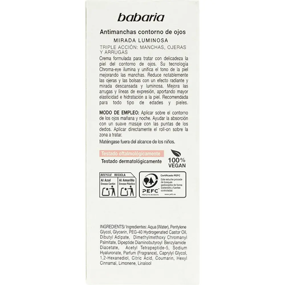 Флюид от пигментных пятен увлажняющий Babaria Moisturizing Fluid Anti-Dark Spot SPF20, 50 мл - фото 2