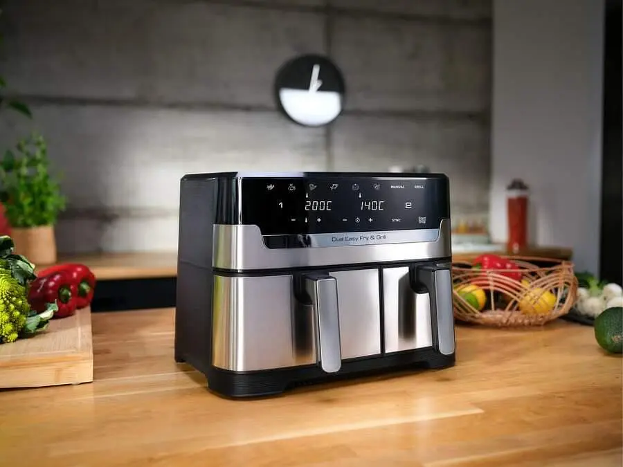Двофритюрниця TEFAL Easy Fry&Gril EY905D10, 2.4кг, 8.3л, 2700Вт, чорно-сріблястий - фото 5