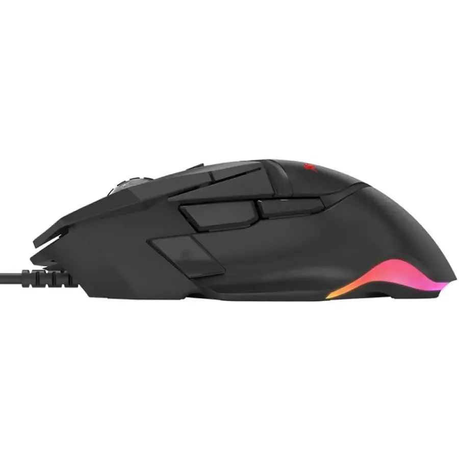 Мишка Xtrike Me GM-502, ігрова 12800dpi., 8кн., RGB, чорна - фото 4