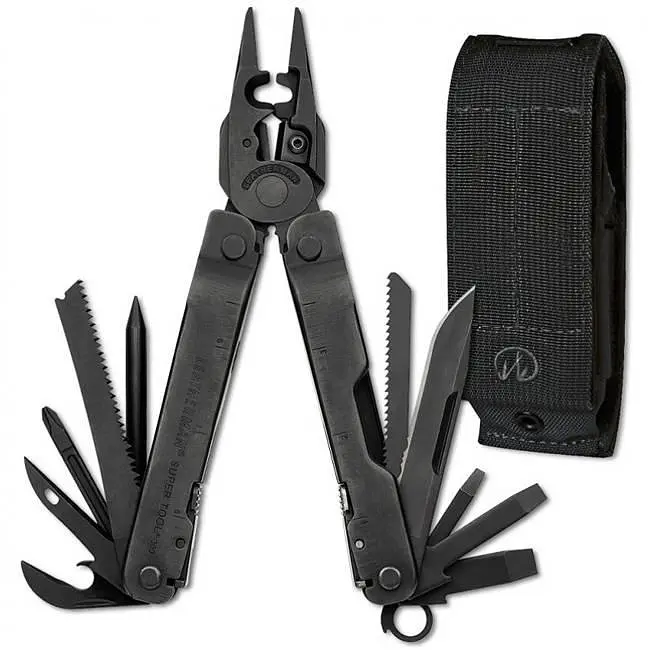 Мультиінструмент Leatherman Super Tool 300 EOD ЧОРНИЙ, чохол MOLLE (коричн.), картонна кор. - фото 3