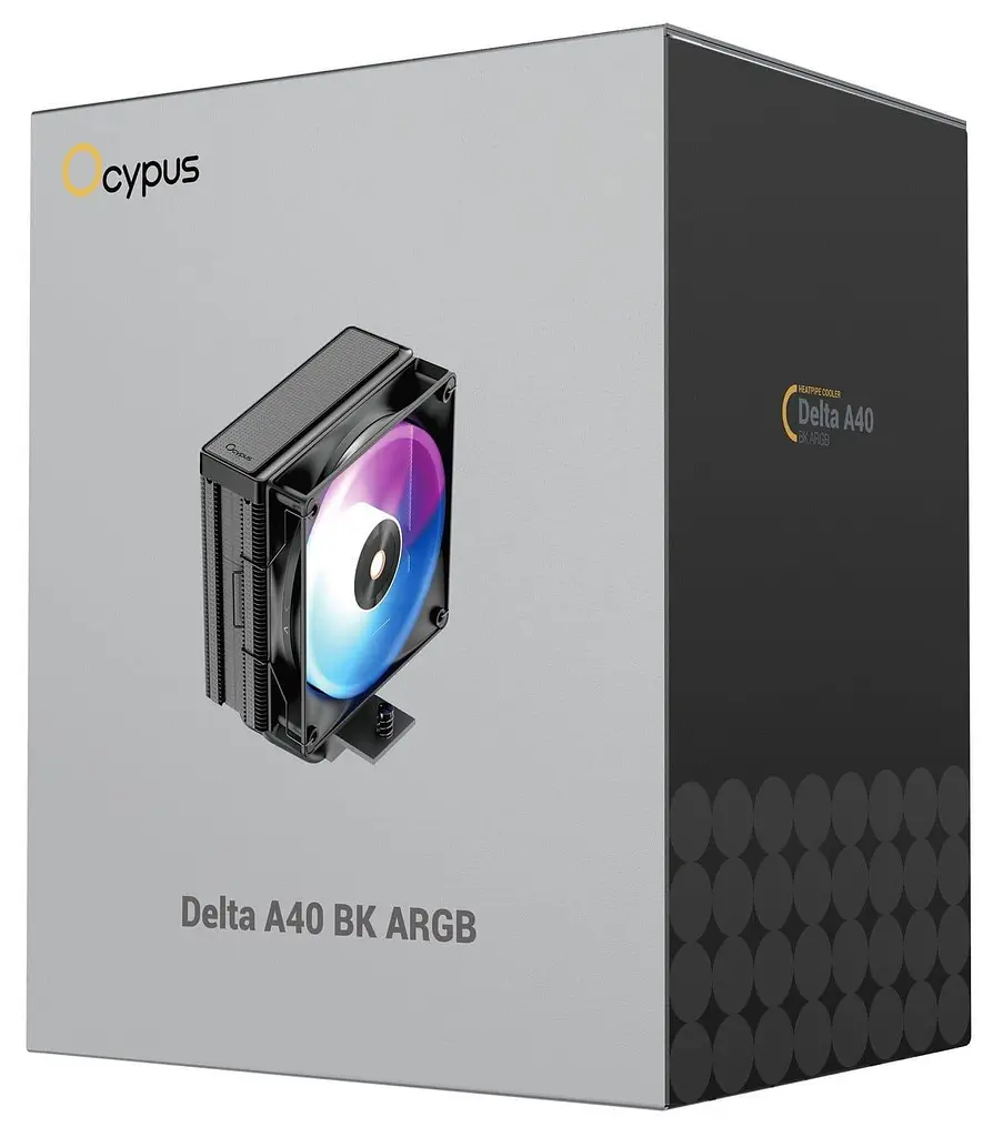 Кулер для процесора Ocypus DELTA A40 BK ARGB (DELTA-A40-BK1NAWN00X-GL) - фото 8