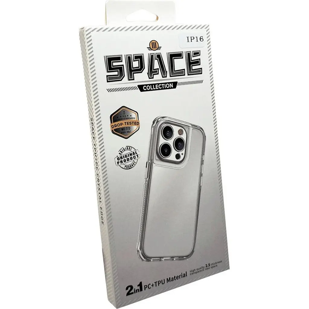 Чехол для телефона Space III Case для Apple iPhone 16 Transparent [132042] - фото 5