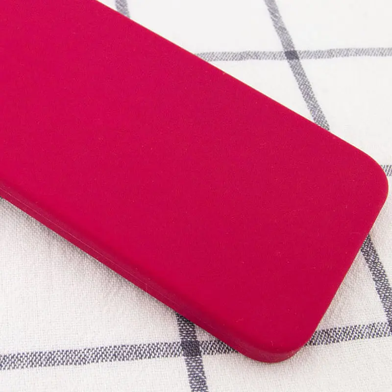 Чохол Silk Square Full Camera Protective (AA) NO LOGO для Apple iPhone 11 (6.1") Червоний / Rose Red - фото 2