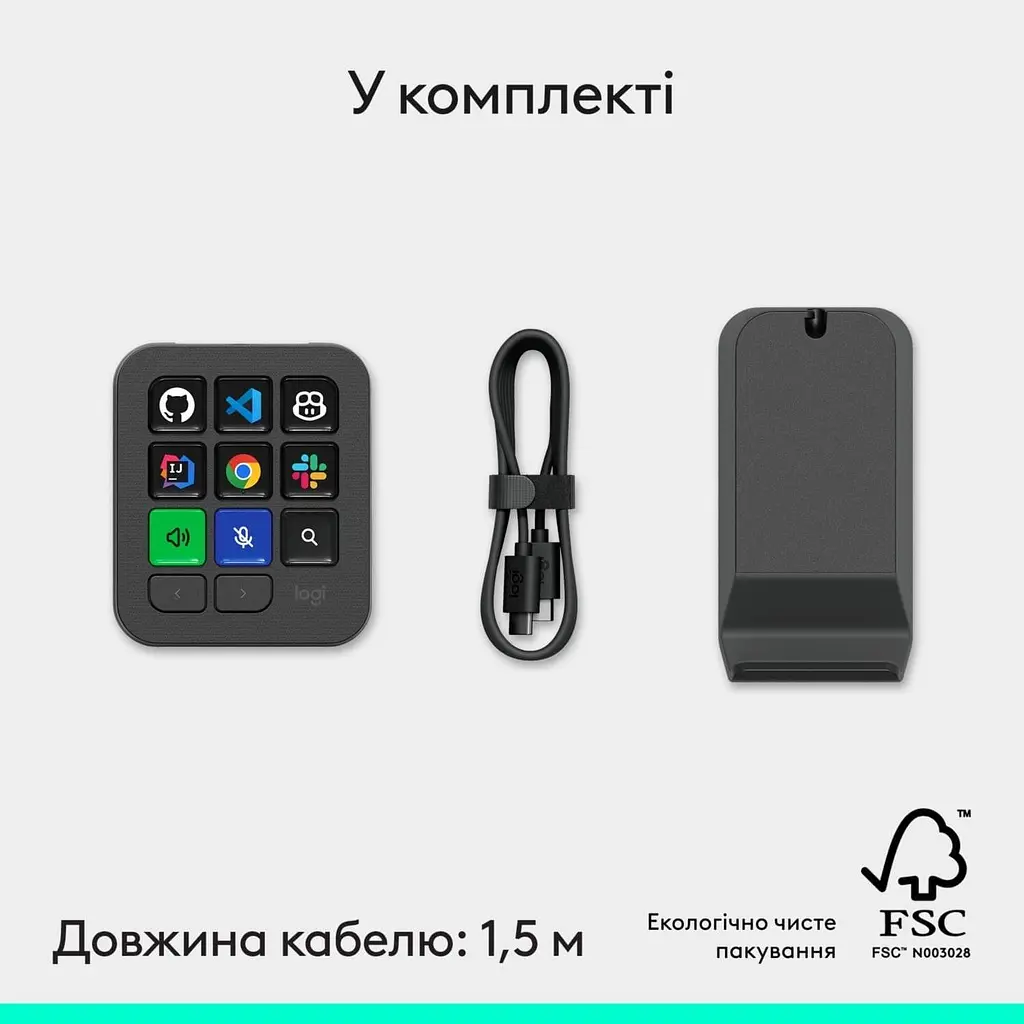 Контролер LOGITECH MX Keypad Graphite - фото 12