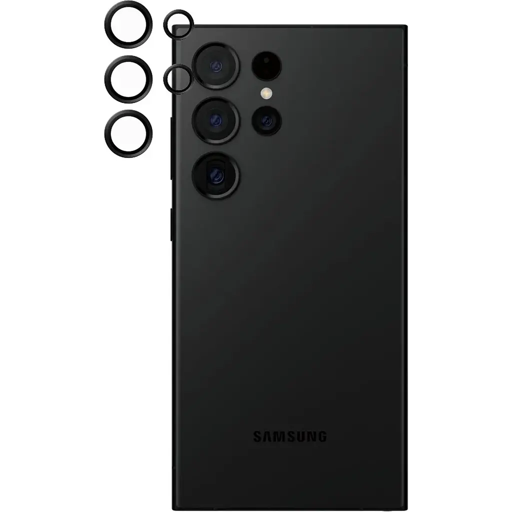 Захисне скло на камеру Monblan Metal Ring Series для Samsung Galaxy S24 Ultra Black [111335] - фото 3