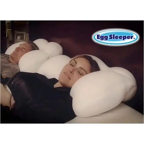 Анатомічна подушка для сну 50х30х12 см. Egg Sleeper білий - фото 7