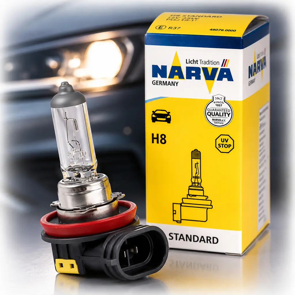 Автолампа галогенна Narva Standart / H8 / 35W / 12V / 1 шт (48076)