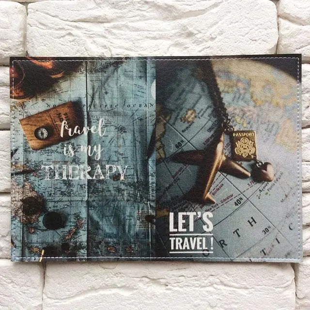 Обкладинка на паспорт let's travel 3 - фото 3