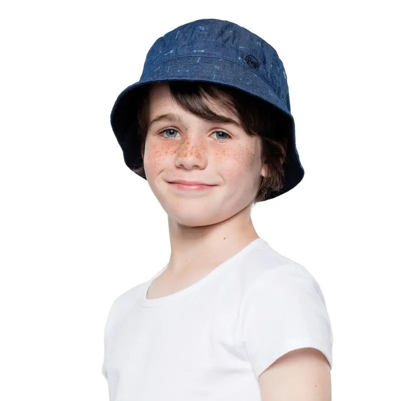 Панама Buff Kids Bucket Hat arrows denim Синій - фото 2