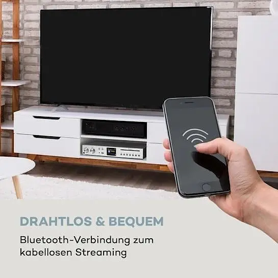 Підсилювач ресивер Auna HiFi CD Silver Star Internet/DAB+/FM CD WiFi (10036446) - фото 7