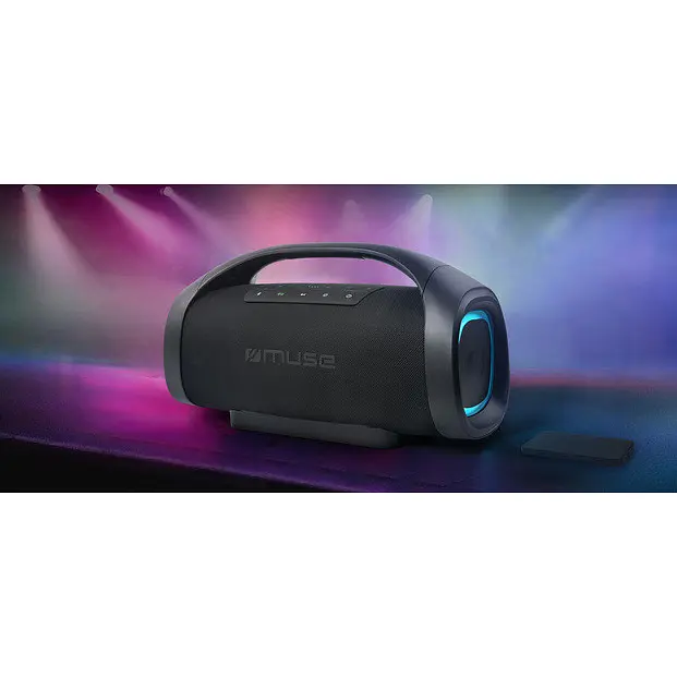 Портативна Bluetooth-колонка Muse з ручкою (M-980 BT) - фото 8