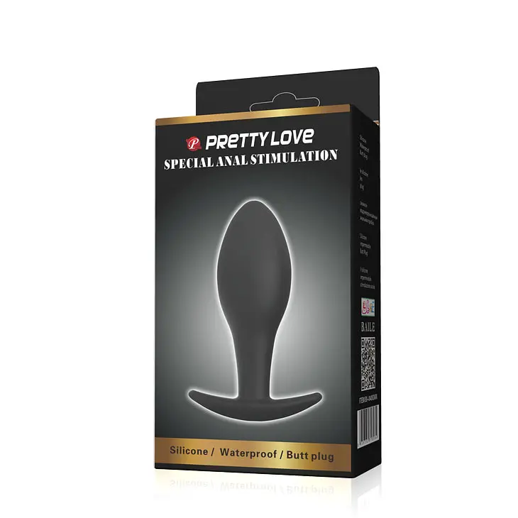 Анальна пробка Pretty Love Round Anal Butt Plug, 8.5х3.1 см - фото 7