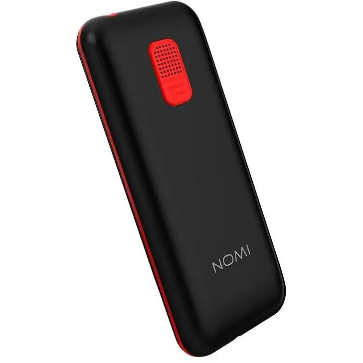 Мобільний телефон Nomi i1880 Black-Red (UA UCRF) - фото 2