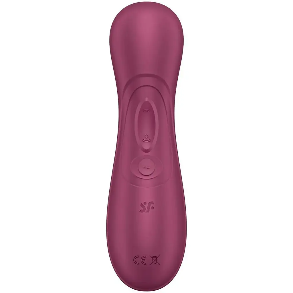 Вакуумний кліторальний стимулятор Satisfyer Pro 2 Generation 3 with Liquid Air Бордовий - фото 2