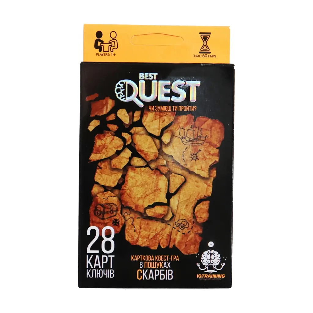 Настільна гра Danko Toys Best Quest У пошуках скарбів, українська (BQ-01-03U)