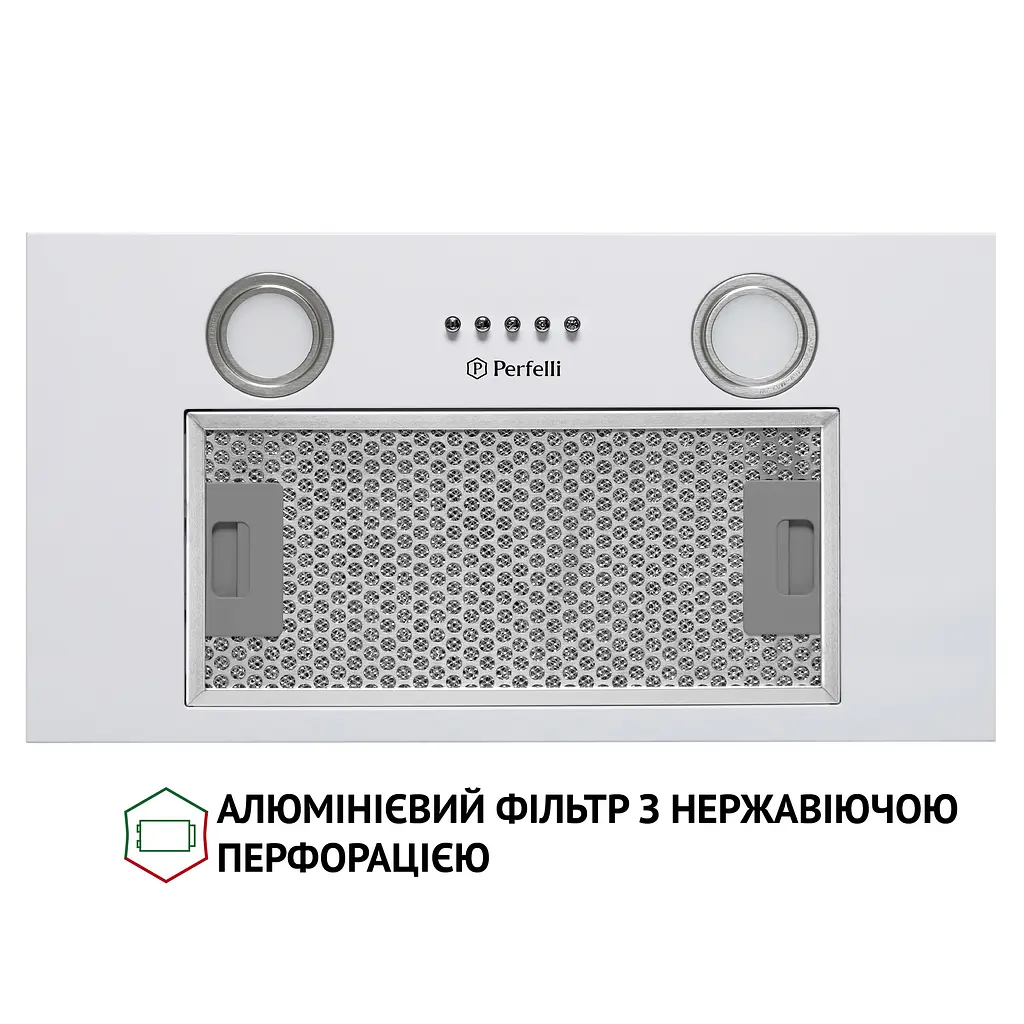 Витяжка повновбудована PERFELLI BI 5652 WH 1000 LED - фото 2