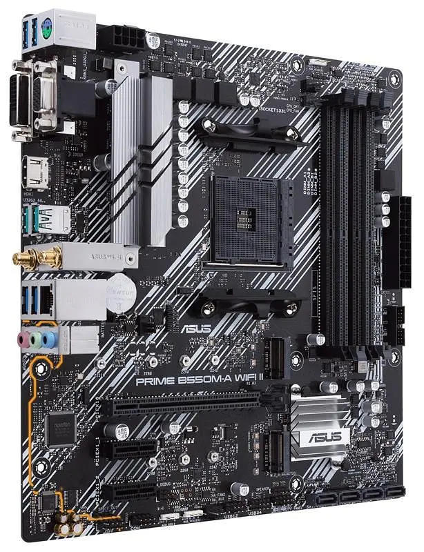 Материнська плата Asus Prime B550M-A WiFi II Socket AM4 - фото 3