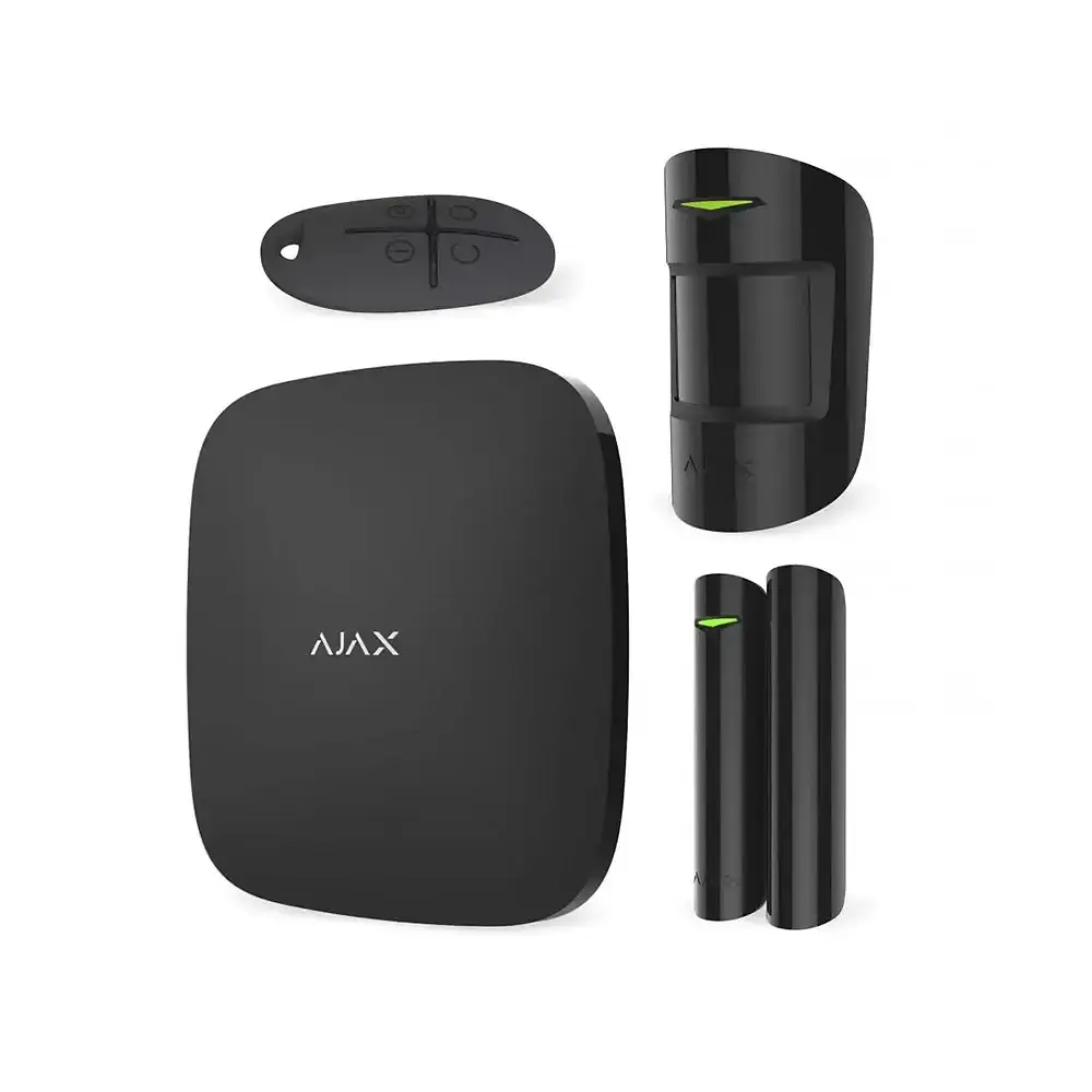 Комплект охранной сигнализации Ajax StarterKit 2 8EU 35973.162.BL1/35973.102.BL1 Black - фото 2