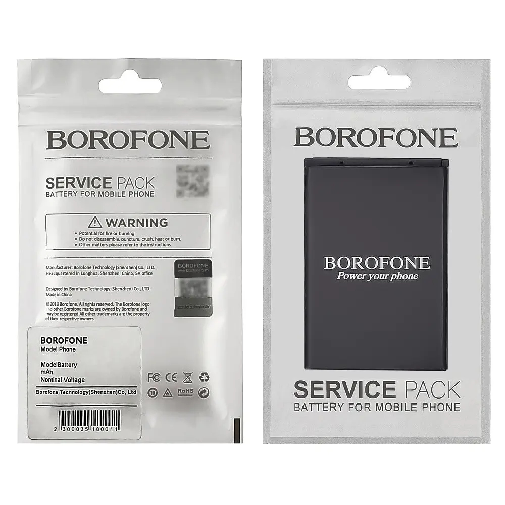 Аккумулятор Borofone AB463446BU Samsung X200/ B110/ B130/ C140/ C160/ C240/ C300/ C3010/ C3520/ C5010 - фото 2