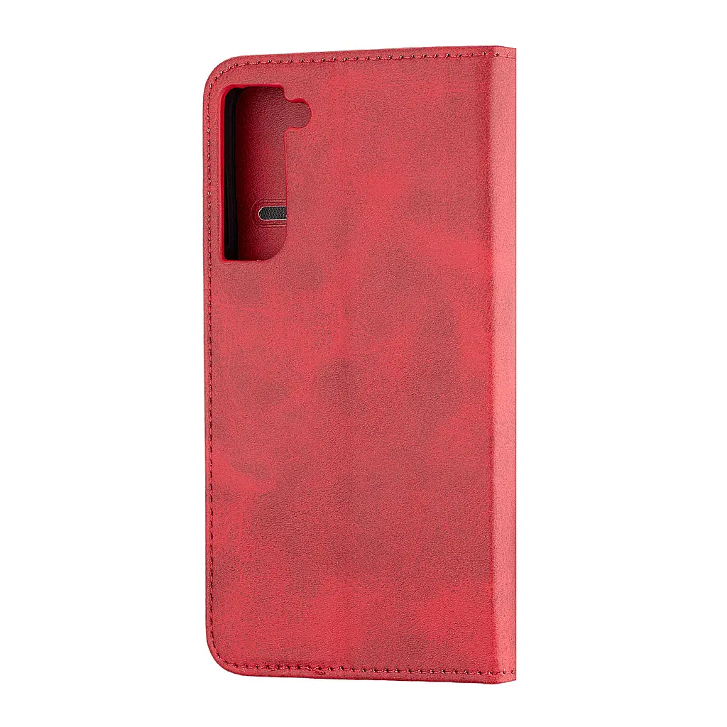 Чохол-книжка Premium Samsung S21 5G (G991) Dark Red - фото 3