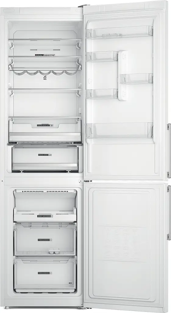 Холодильник Whirlpool 202.7x59.6х67.8 холодильне відділення 263 л морозильне відділення 104 л 2 двері А++ NF дисплей зона нульова білий (W7X92OWHUA) - фото 10