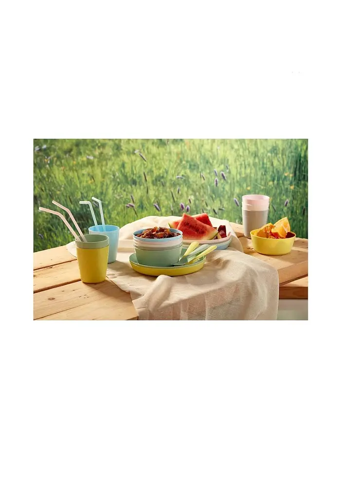 Дитячі ложки IKEA 4 шт різнокольорові пластикові - фото 3