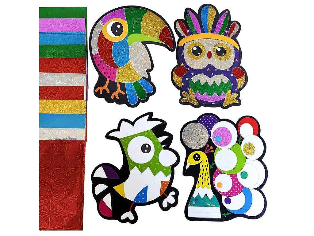 Набір для творчості VLADI TOYS "Foil craft. Birds" VT4433-12 - фото 2
