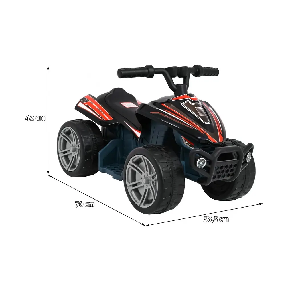 Электроквадроцикл Ramiz Quad Little Monster 6 В, Blue (PA.TR1805.NIE) - фото 2