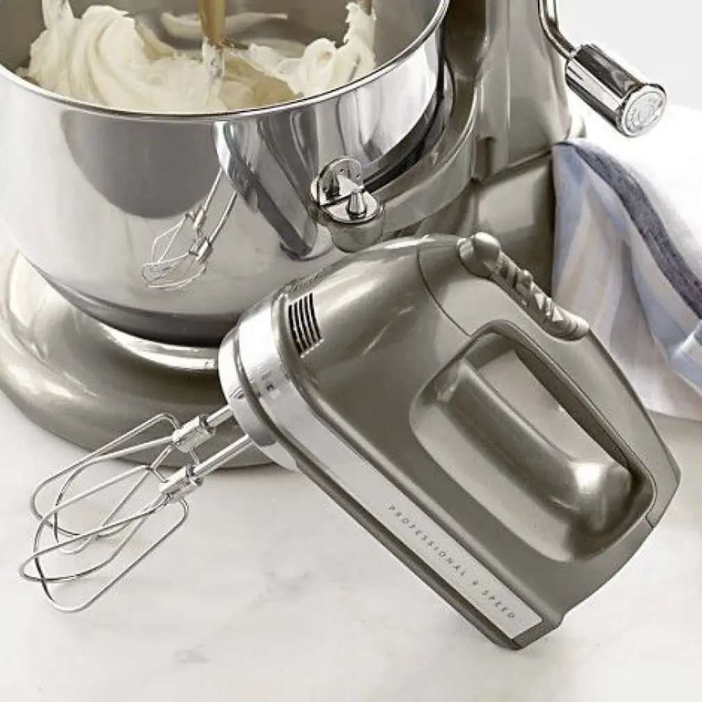 Миксер KitchenAid 5KHM9212ECU ручной 9 скоростей серебристый - фото 7