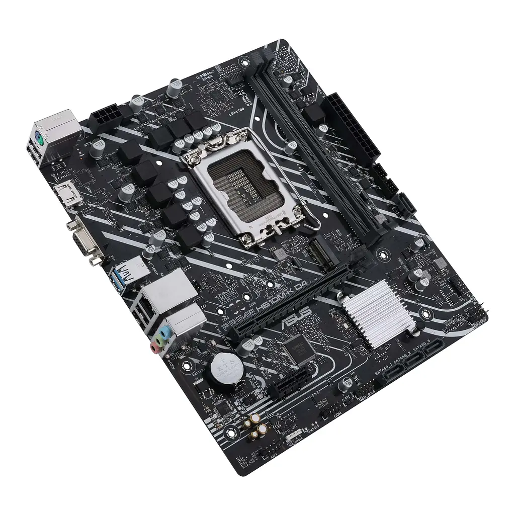 ASUS Материнська плата PRIME H610M-K D4 s1700 H610 2xDDR4 M.2 HDMI-VGA mATX - фото 4