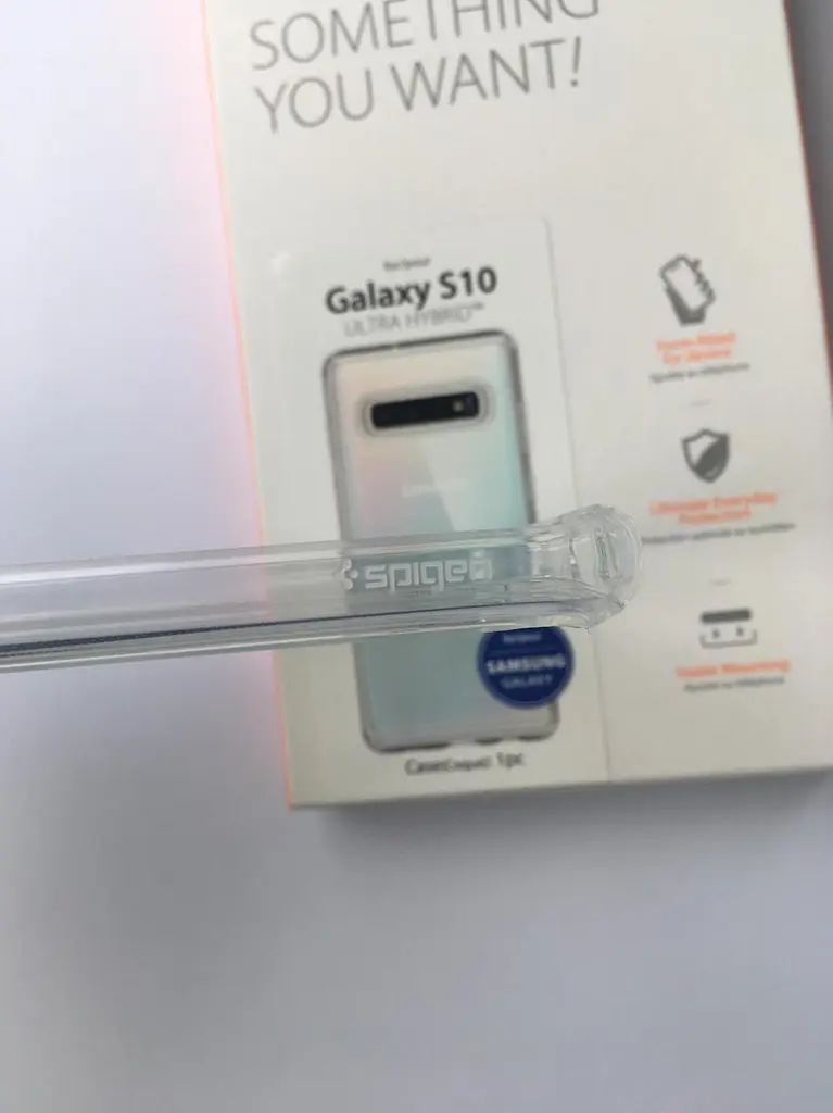 Чохол прозорий протиударний Spigen Ultra Hybrid 605CS25801 для Samsung Galaxy S10 (6.1") Clear - фото 5