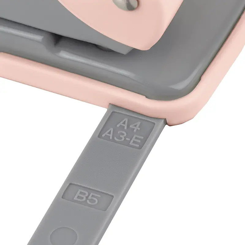 Діркопробивач Axent Welle-2 Pastelini з пластиковим верхом 20 аркушів рожевий (3820-10-A) - фото 3