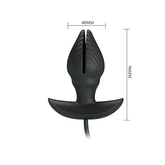 Анальна пробка - Pretty Love Manson Anal Plug Black - фото 3