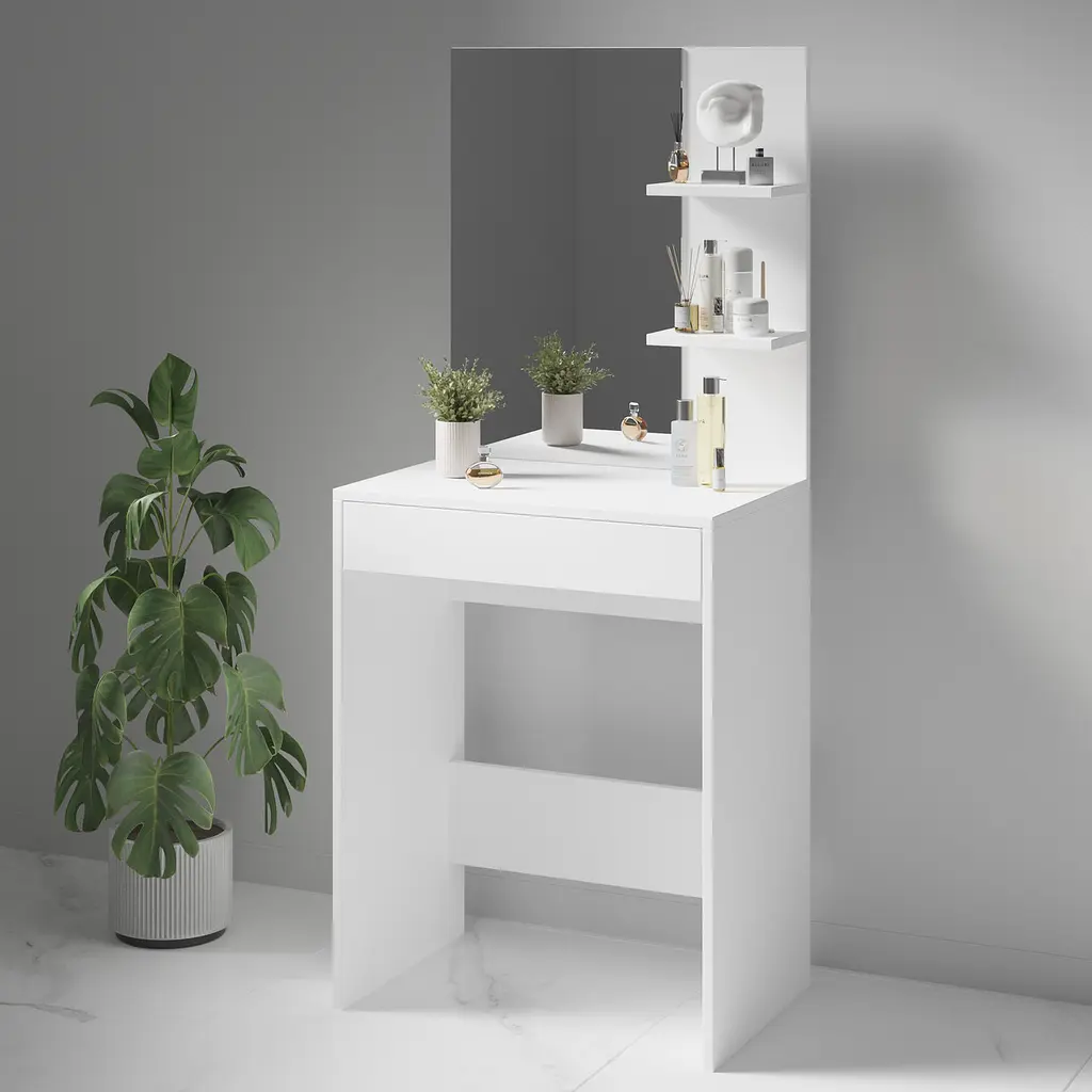 Туалетний стіл для макіяжу з висувною шухлядою з ДСП S-14 - фото 2