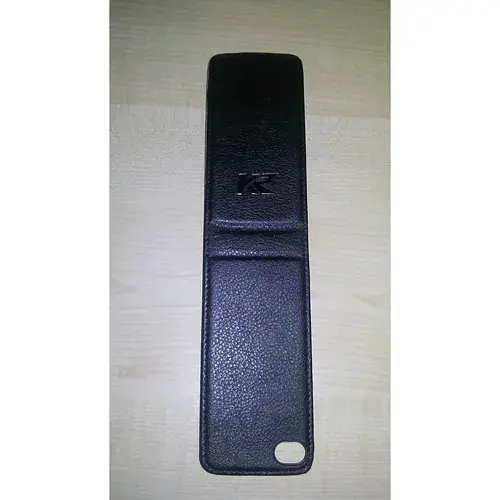 Чохол для iPhone 4 шкіряний чорний матовий - фото 5